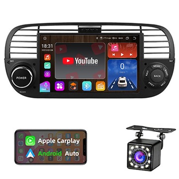 RADIO BT GPS ANDROID FIAT 500 2007-2014 SIM 4/32GB