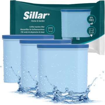 3x Sillar filtr do wody do ekspresu Philips Saeco LatteGO Latte Go 5400