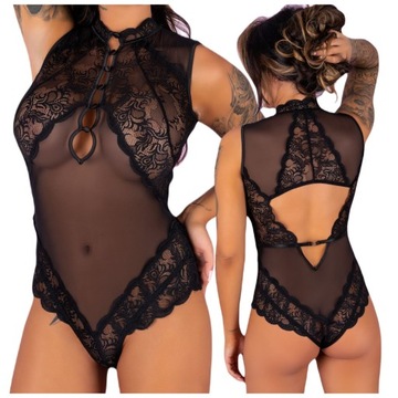Seksowne body Siateczka Koronka Zmysłowe L/XL
