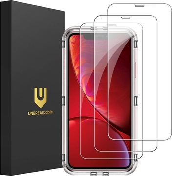 UNBREAKable 3x szkło hartowane Iphone XR zestaw