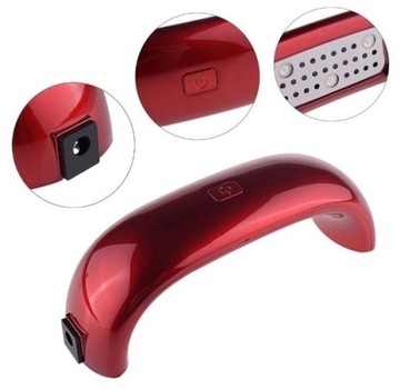 LAMPA mini do paznokci Mostek LED UV 9W HYBRYDY