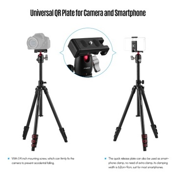 Andoer Q160H Портативный штатив для фотоаппарата