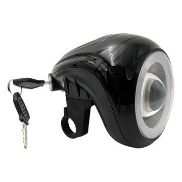 Lampa przód, przednia z wyświetlaczem + stacyjka BILI COCO II - czarny