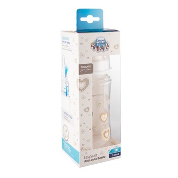 CANPOL BABIES ШИРОКАЯ БУТЫЛКА 240мл EASY START +3м