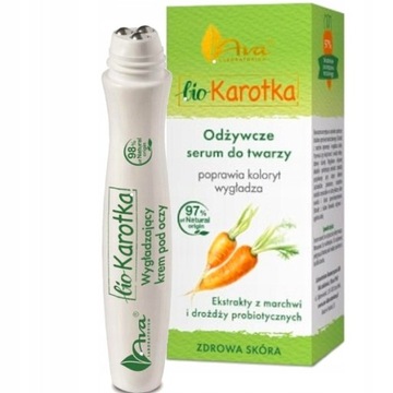 AVA BIO KAROTKA KREM POD OCZY WYGŁADZAJĄCY ROLL ON