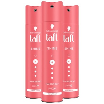 Taft Shine Lakier do Włosów 3x250ml