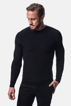 SWETER MĘSKI PÓŁGOLF RECMAN GIRARD CZARNY XL