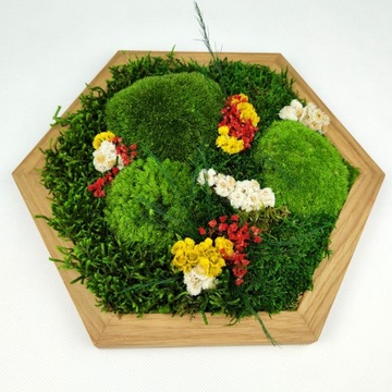 ВЕСЕННЕЕ УКРАШЕНИЕ СТАБИЛИЗИРОВАННЫМИ РАСТЕНИЯМИ И МХОМ