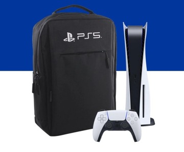 СУМКА-РЮКЗАК ДЛЯ КОНСОЛЕЙ PS5 И PS4 С USB ВЫСОКОГО КАЧЕСТВА