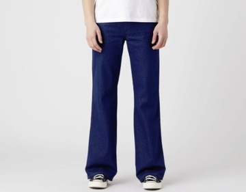 WRANGLER FOX spodnie jeansowe męskie bootcut dzwony W34 L32