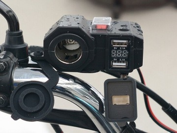2 разъема USB для быстрой зарядки прикуривателя, зарядное устройство для ДВИГАТЕЛЯ, КВАДРОКУТЕР