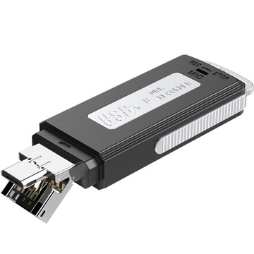 16GB dyktafon na USB, Mini dźwięk rejestrator Audi
