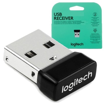 Adapter Logitech odbiornik Nano USB bezprzewodowy mysz klawiatura sensor WF