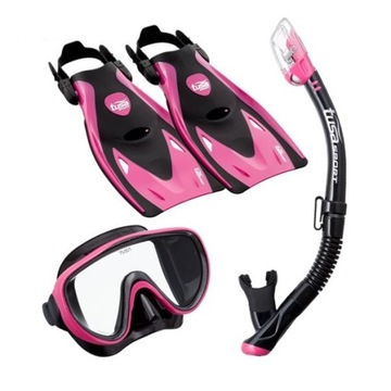 TUSA ZESTAW DO SNORKELINGU TRAVEL NA WAKACJE 32-39