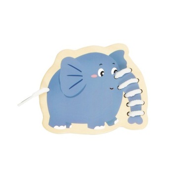 Деревянные шнурки с переплетением животных 10 шт.