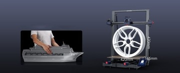 3D-принтер Anycubic Kobra 2 Max, большая печать, 88 л, 420*420*500 мм