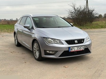 Seat Leon III ST Facelifting 2.0 TDI 150KM 2017 Seat Leon 2.0 TDI DPF DSG FR 150KM 2017r, zdjęcie 4