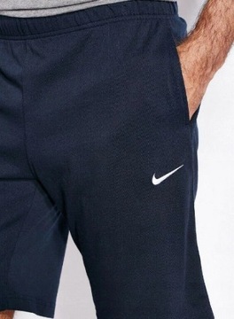Nike spodenki męskie dresowe przed kolano NIKE NSW SWOOSH rozmiar S GRANAT