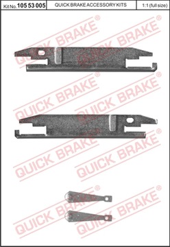 ТОРМОЗНЫЕ КОЛОДКИ САМОРЕГУЛЯТОРА QB VW FOX/POLO/UP 01-