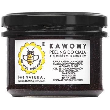 Miodowa Mydlarnia Peeling do ciała KAWOWY