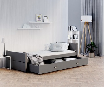 Молодежная кровать 90х200 с ящиком, матрас TYMON