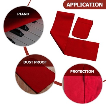 Тканевая клавиатура фортепиано с защитой от царапин