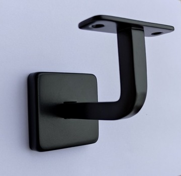 РУЧКА ДЛЯ ПОРУЧА, опора из НЕРЖАВЕЮЩЕЙ СТАЛИ - ЧЕРНАЯ