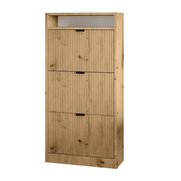 Szafka na buty 60x125x24 cm artisan uchylne drzwi przedpokój AMI MDF