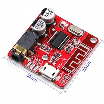 2 sztuk xy-bt-mini czerwony Bluetooth Audio tablic