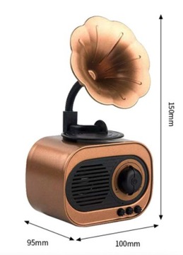 ДЕРЕВЯННЫЙ ДИНАМИК BLUETOOTH РЕТРО РАДИО ВИНТАЖ