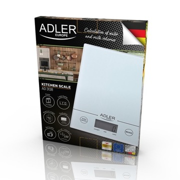 WAGA KUCHENNA ADLER AD 3138W BIAŁA DO 5 Kg