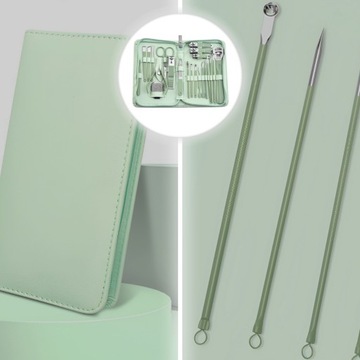 НАБОР ИЗ 22 ИНСТРУМЕНТОВ ДЛЯ МАНИКЮРА ПЕДИКЮРА ЩИПЦЫ ДЛЯ НОГТЕЙ