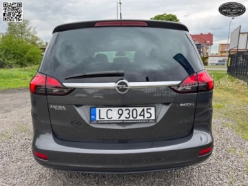 Opel Zafira C Tourer 1.4 Turbo ECOTEC 140KM 2012 Opel Zafira 7 osobowy -Tourer- Szwajcaria - Po przegladzie olejowym Gwara, zdjęcie 9