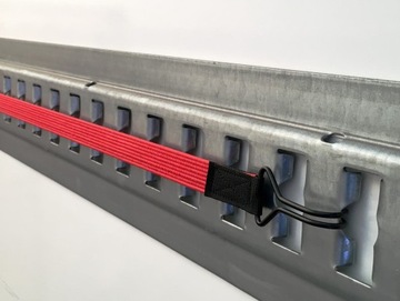 Ремешок резиновый с крючками 60см 22мм, эластичный натяжной для багажа, прочный