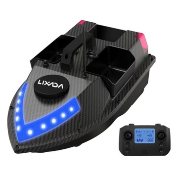 GPS ŁÓDKA ZANĘTOWA D020 600M 99 PUNKTÓW GPS ,KOLOROWA DIODA 5200MAH LIXADA