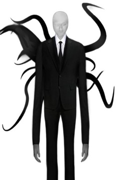 PRZEBRANIE KOSTIUM STRÓJ SLENDER-MAN SLENDERMAN DLA DZIECI