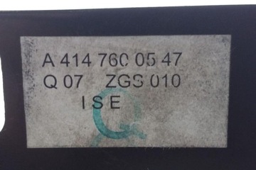 PANT CENTRÁLNÍ DVEŘE POSUVNÝCH MERCEDES-BENZ VANEO (414) A4147600547