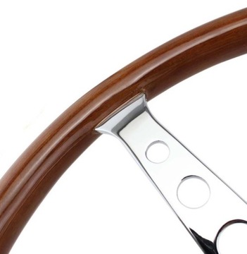 Руль из настоящего красного дерева, 380 мм, ретро Nardi