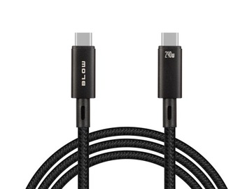 KABEL PRZEWÓD USB-C THUNDERBOLT QUICK CHARGE 240W 4K SZYBKIE ŁADOWANIE 1M