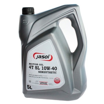 JASOL OLEJ MOTOCYKLOWY 4T SL 10W40 MOTOR OIL 5L