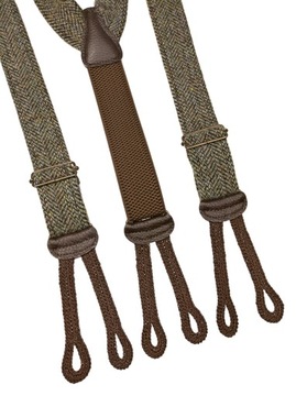 Подтяжки HARRIS TWEED WOOL BUTTON