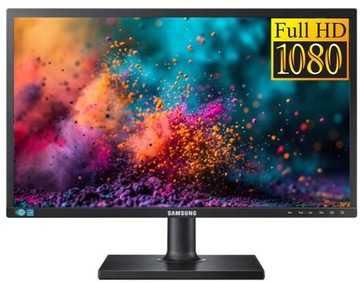 Klasa A! Biznesowy Monitor Samsung S23E450B 23'' LED FullHD+Kable