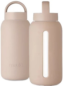 Muuki BUTELKA SZKLANA NA WODĘ MOTYWACYJNA 720 ML