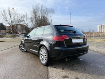 Audi A3 8P Hatchback 3d 2.0 TDI PD 140KM 2007 Audi A3 Sportback 2.0 TDI 140KM, sline, grzane fotele, klima automat, pdc, zdjęcie 2