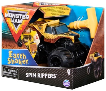 MONSTER JAM Pojazd EARTH SHAKER Spin Rippers OUTLET