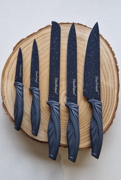 ЭЛЕГАНТНЫЕ НОЖИ В БЛОКЕ НАБОР КУХОННЫХ НОЖЕЙ КУХОННЫЕ НОЖИ ПОДСТАВКА ЦВЕТА