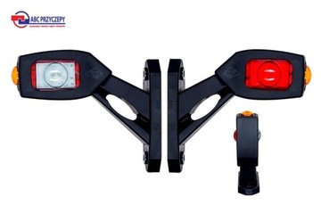 Lampy obrysowe lampa obrysowa LED przyczepy potrójna prawa