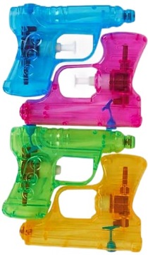 Pistolet na wodę psikawka kolorowy zestaw 4 sztuk