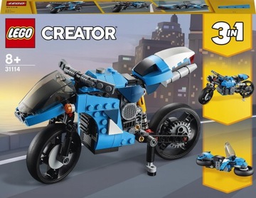 НАБОР МОТОРОВ 3 В 1 LEGO CREATOR СУПЕРМОТОЦИКЛ 31114