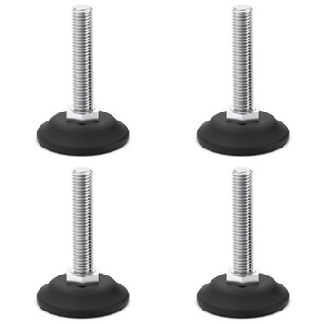 STOPKA STOPA POZIOMUJĄCA REGULOWANA OBROTOWA DO MASZYN MEBLI M8x80 D30 4szt